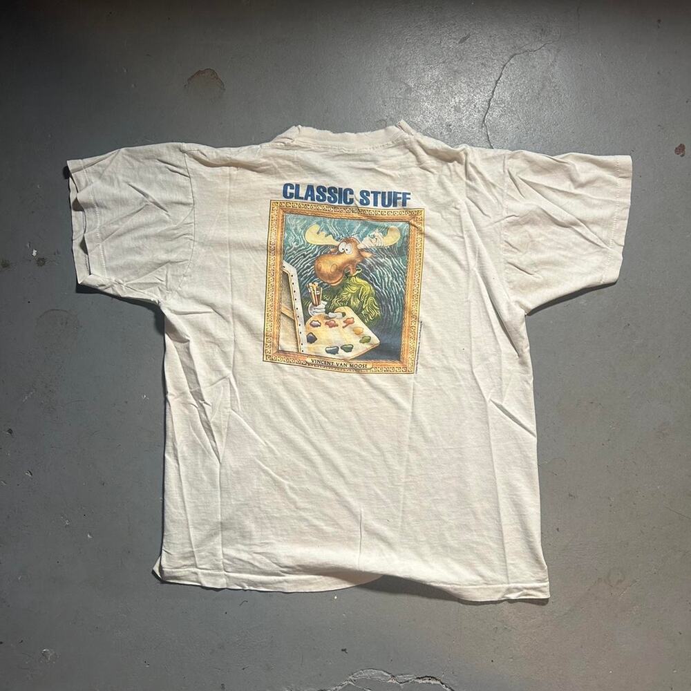 90s the adventures of rocky and bullwinkle tee shirt